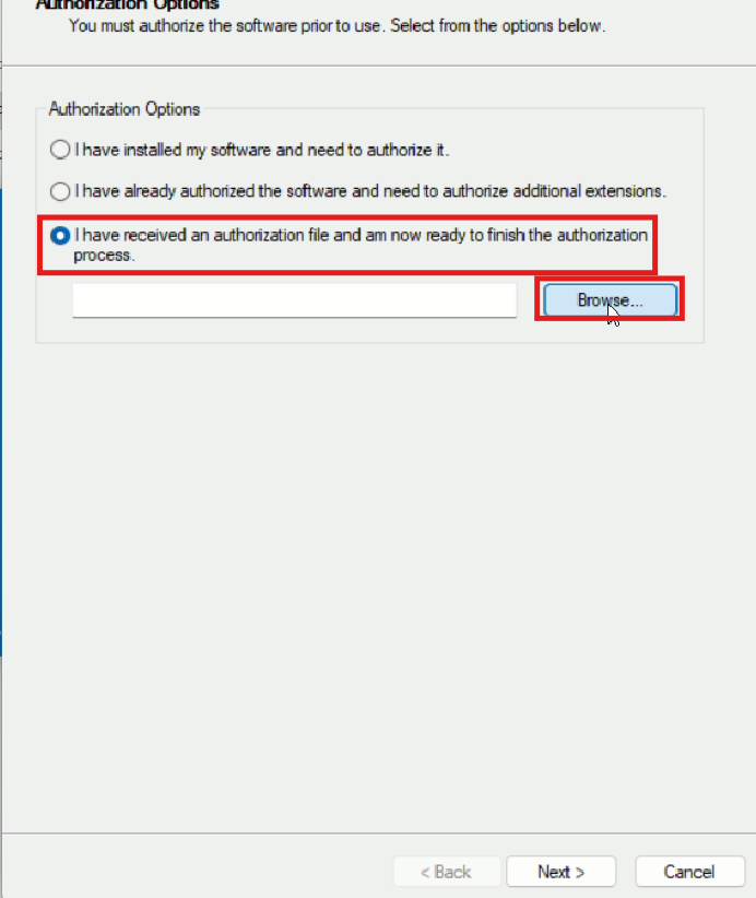 License Authorization
